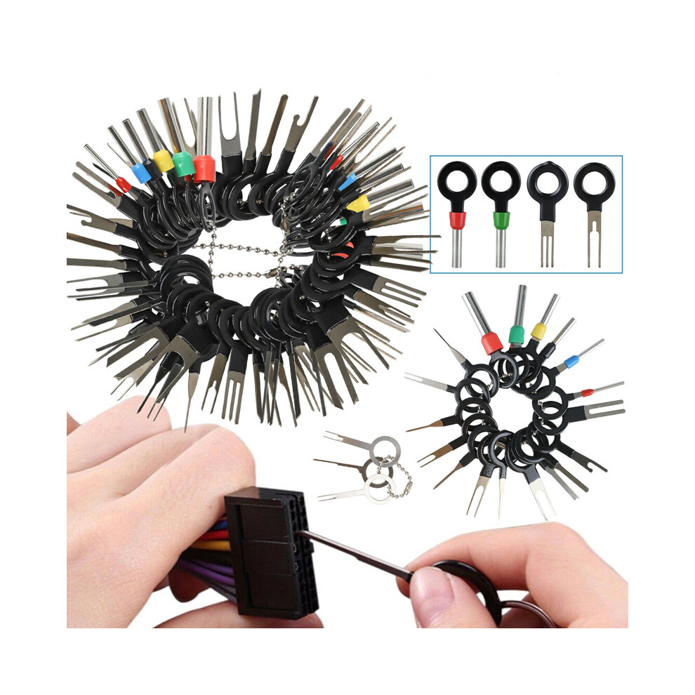 39Pcs Wire Terminal Removal Tool Car Electrical Wiring Crimp Connector Pin Kit 110691623072
