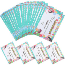 Award Certificates Certificate Paper for School Use 50Pcs Kids Completion