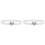 2St Witte Parel Taille Ketting Met Elegantie Avond 1