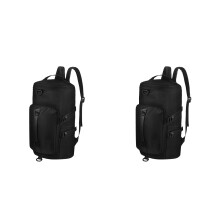 2Pièces À De Voyage Gym Noir Polyvalent Confortable