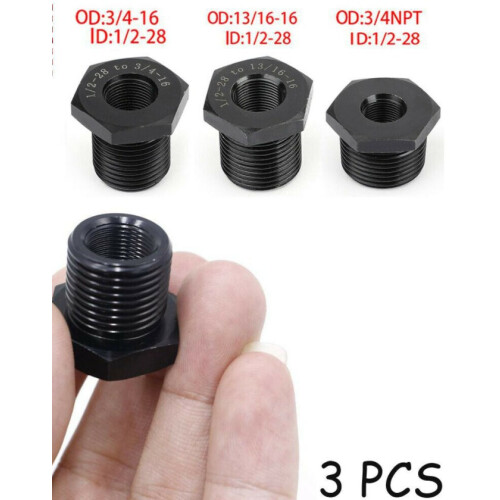 3PCS 1/2-28 to 3/4-16