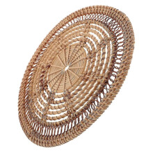 2026  North European Style Handwoven Rattan Woven Wall Hanging for Decoration Use
