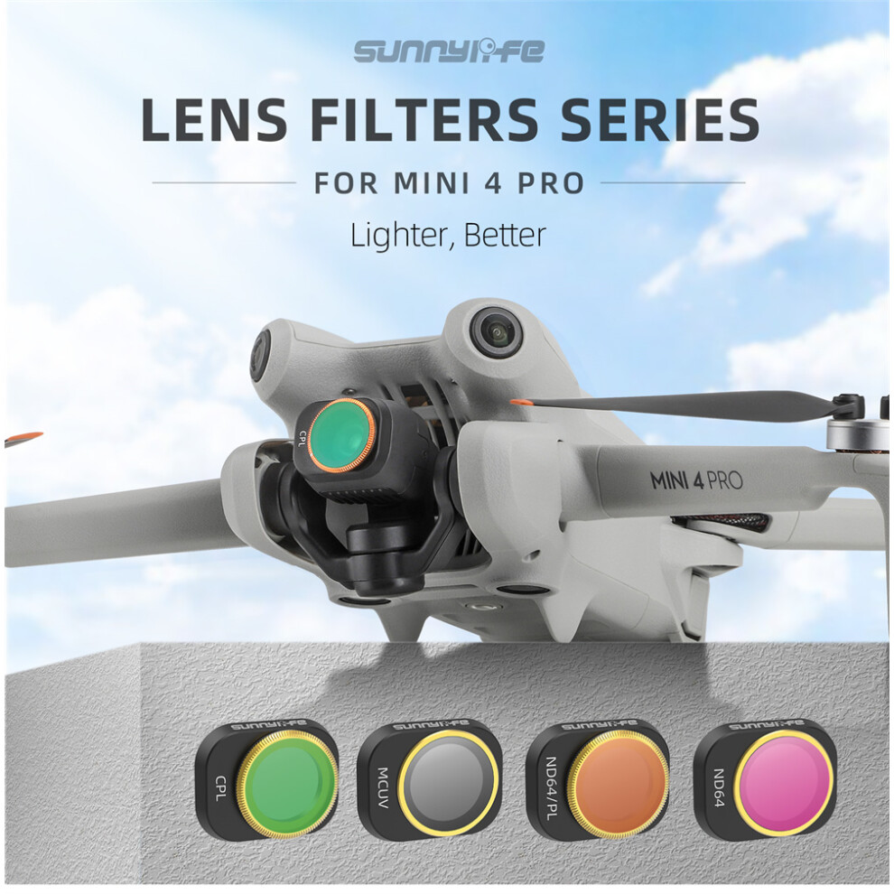 (Mcuv) For Mini4 Pro Drone Adjustable Adjustable Nd256 Nd64/Pl Nd32/Pl Mcuv Cpl Filters 123643846610