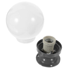 Acrylic Transparent Lamp Shade for Wall Street Post Lamp Outdoor Decoration Easy to Install