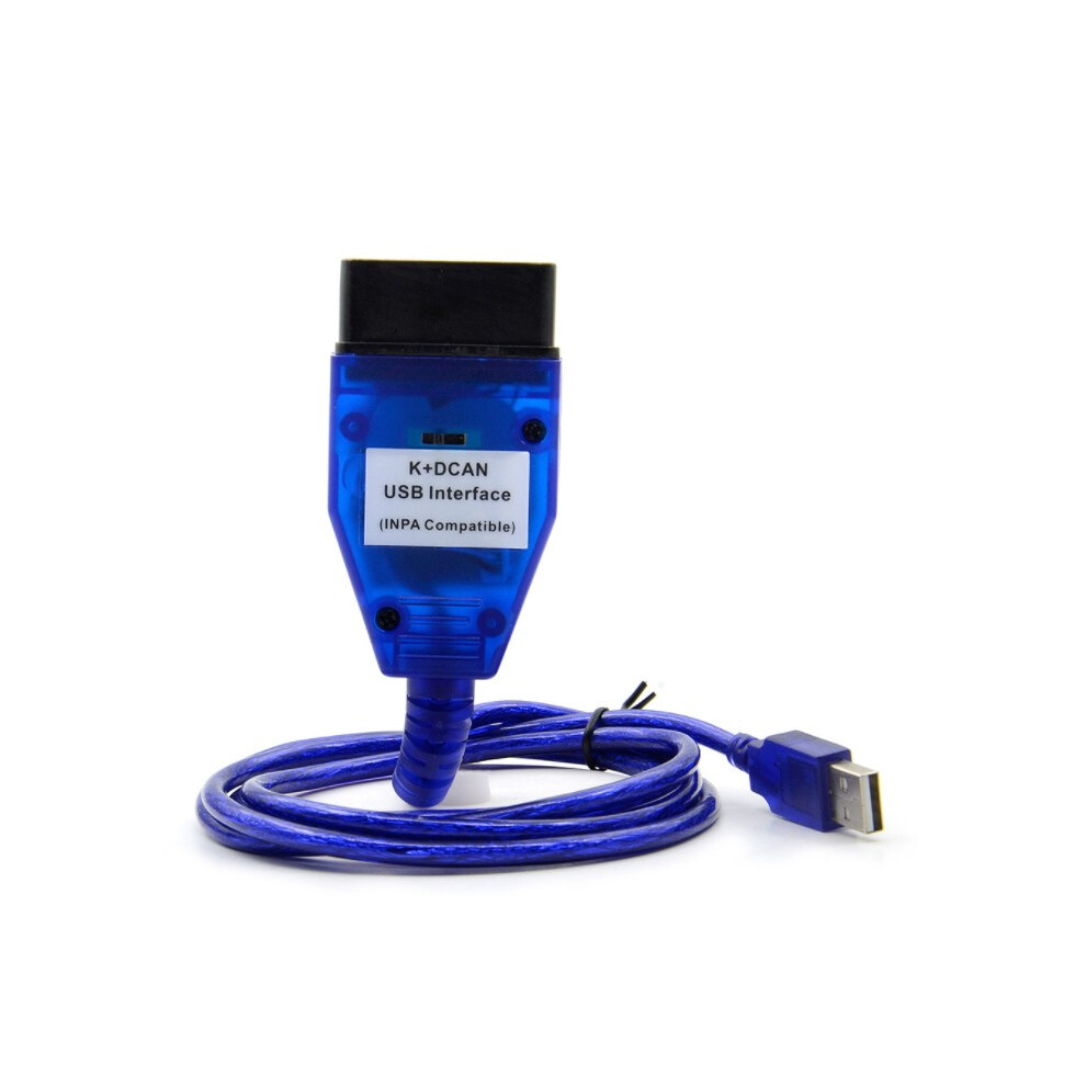 K+Dcan Usb Interface Ft232rl Chip Obd Can Diagnostic Cable & Switch For Bmw Blue 110691626912