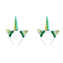 2St Groen St Patrick's Unicorn Haarbanden Party Haaraccessoires