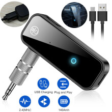 Car USB Wireless Bluetooth-Compatible 5.0 Transmitter Receiver 2 In 1 Audio Adapter