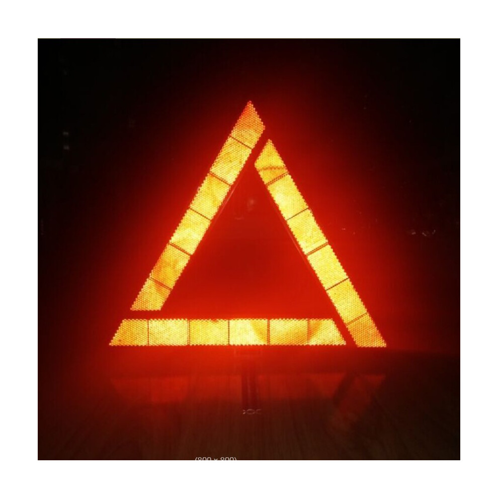 Reflective Warning Sign Fordable Triangle Car Hazard Breakdown Emergency 110691626769