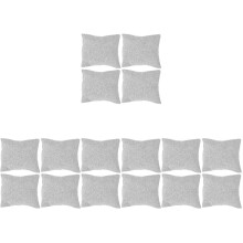 16St Kleine Luxe Kussens Voor Horloges En Armbanden, Lichtgrijs