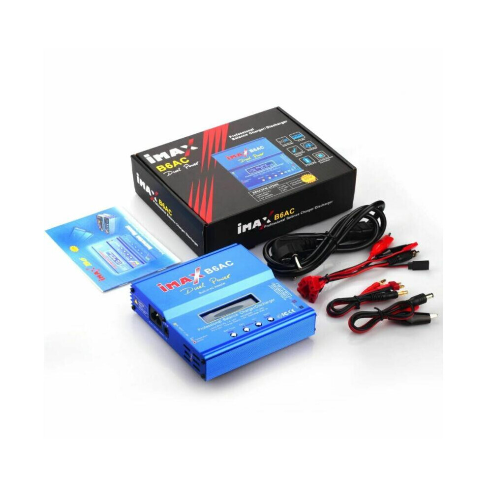 (British Regulatory) Imax B6ac 80W Rc Lipo Lithium Nimh Digital Battery Balance Charger Discharger 110691627421