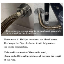 Stainless Steel 316 Straight Thru Hull Exhaust Skin, Fitting 24mm Tube Pipe Socket Hardware, for Diesels Parking Heaters