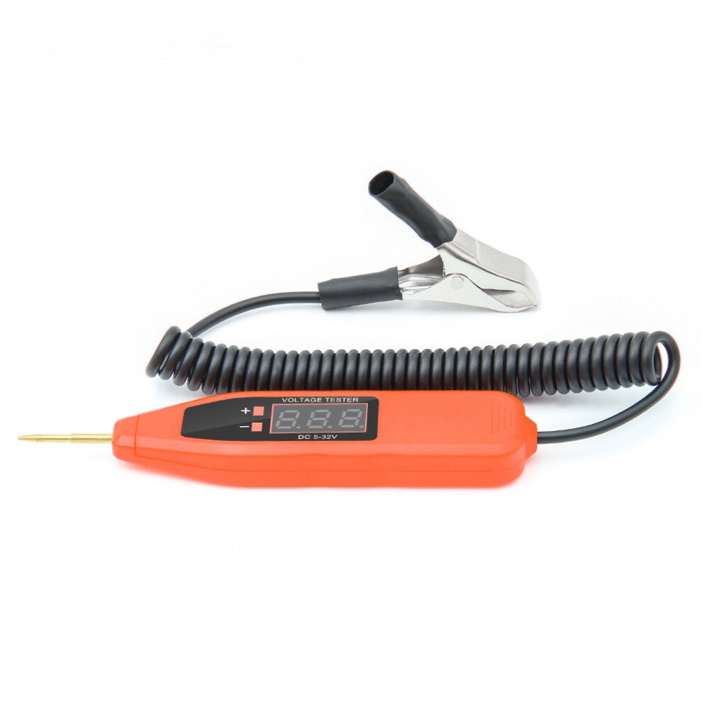 5-32V Lcd Digital Voltage Tester Pen, Non-Contact Circuit Detector For Cars & Motorcycles 110691629227