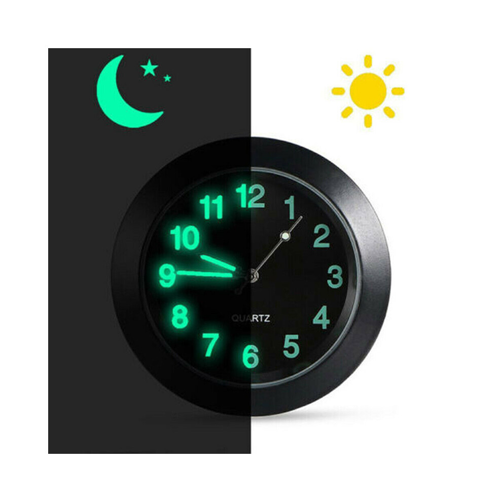 New Car Air Vent Clip Clock Luminous Dashboard Auto Car Quartz Analog Watch Cool 110691630544