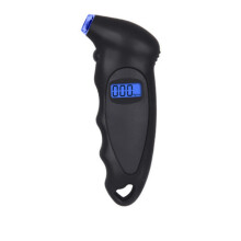 (Black) Precision LCD Digital Display Car Truck RV Tire Pressure Gauge Meter W/ Backlight