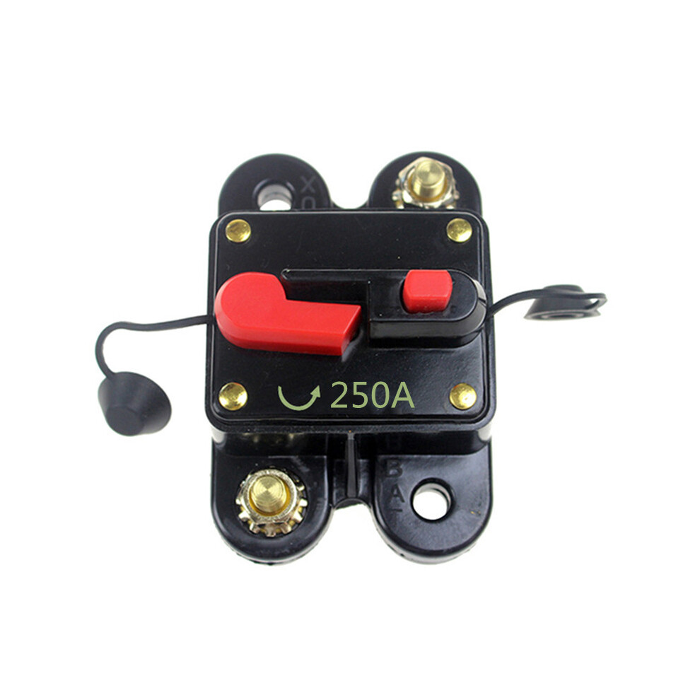 (250A) 60-250A Amp Circuit Breaker Fuse Reset 12V-48V Dc Car Boat Auto Waterproof 110691628558