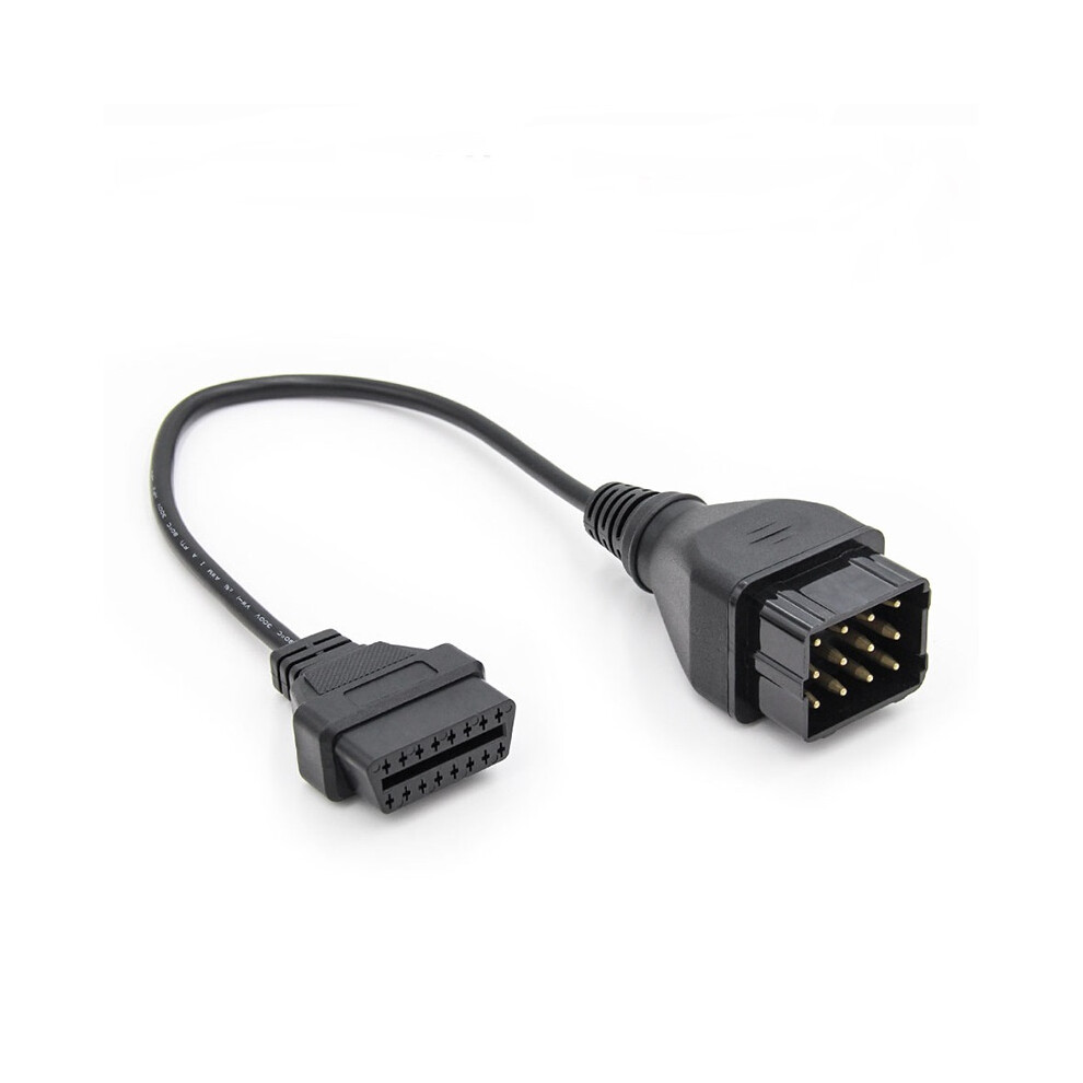 Truck Cable Obd1 To Obd2 For Gaz 12Pin Male To Obd2 16Pin Dapter Converter Cable 110691629487