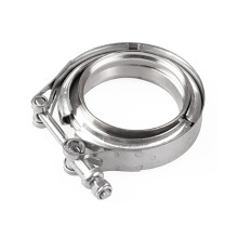 (2inch) SS304 Stainless Steel V-band Vband clamp & Flange Exhaust Down Pipe