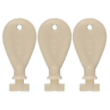 3Pcs Toilet Paper Dispenser Key Paper Towel Dispenser Key Replacement Roll Paper Dispenser Plastic Key