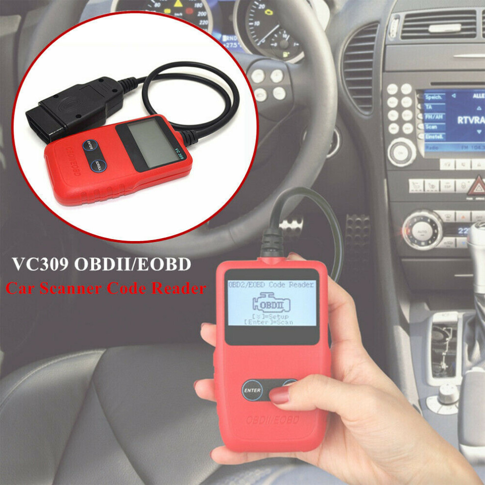 Car Code Fault Reader Scanner Obdii Obd2 Engine Diagnostic Reset Tool 110691633712