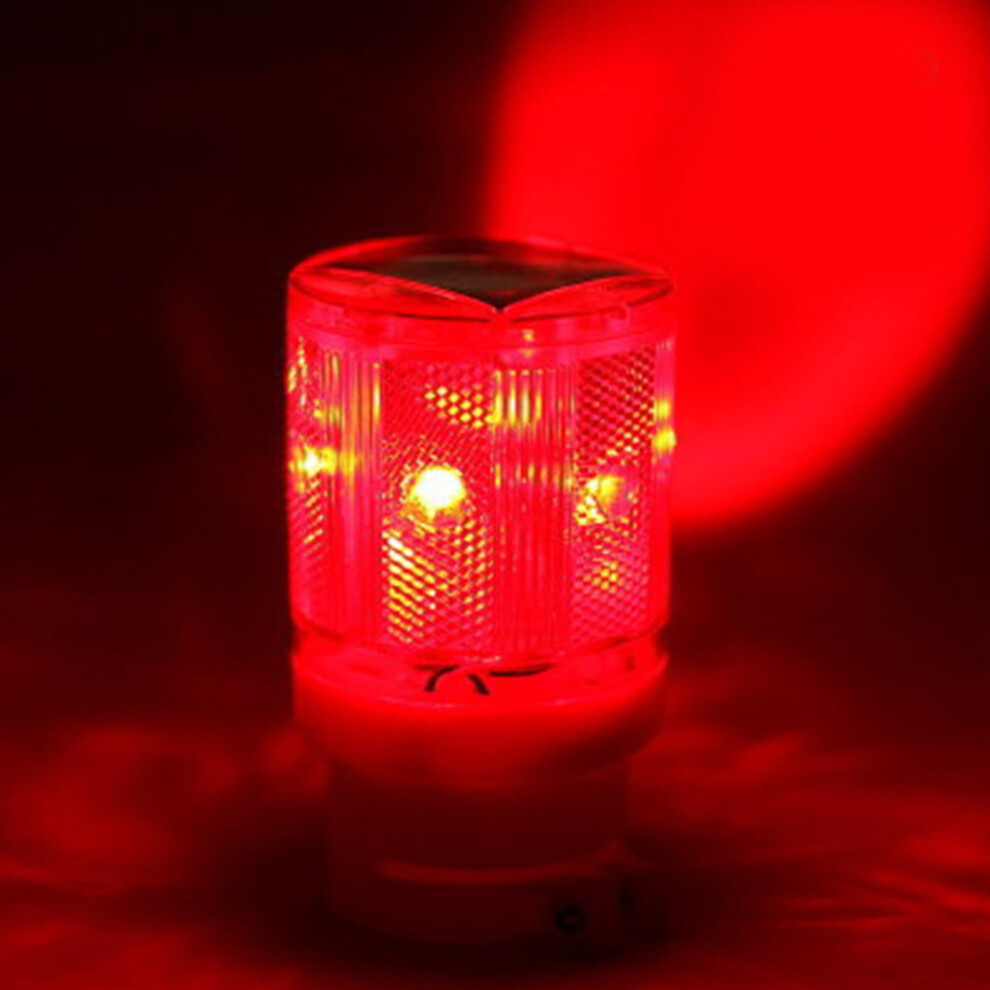 (Red) Solar Strobe Warning Light Control Work Zone Traffic Strobe Tower Hanging Lamp 110691633927