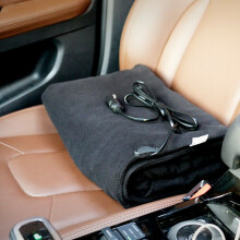 12V Car Heating Blanket Winter Warmer Electric Heated Soft Mat Travel Outdoor