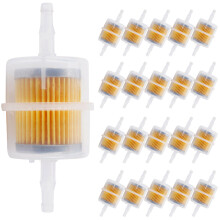 (5pcs) Universal Car Parts Large Inline Fuel Filter Auto Petrol For 1/4" 5/16" 6mm 8mm Pipe