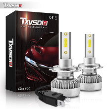 (H7) LED 110W COB 20000LM Headlights Kit Auto Car Headlight Set LED Bulb Upgrade 12V