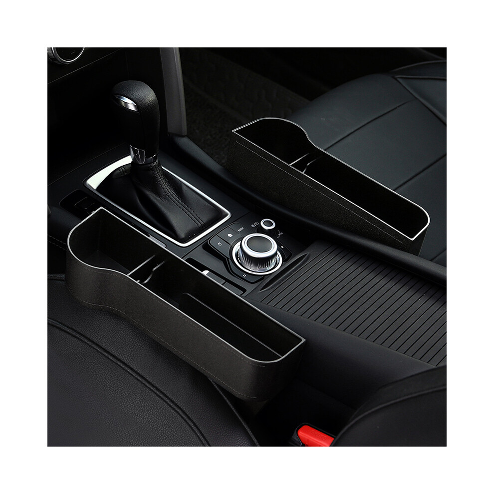 (, Left) Left/Right Auto Car Seat Crevice Gaps Storage Box Pockets Organizers Holder Black 110691636096