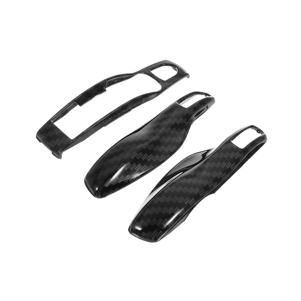 3Pcs Abs Carbon Fiber Remote Key Cover Fob For Porsche Panamera Cayenne Macan 110691636492
