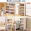 Storage Boxes with Lid - 23L*4 Tier Plastic Storage Box with Lid, Stackable Boxes with Wheels, Storage Drawers with Front Door 2
