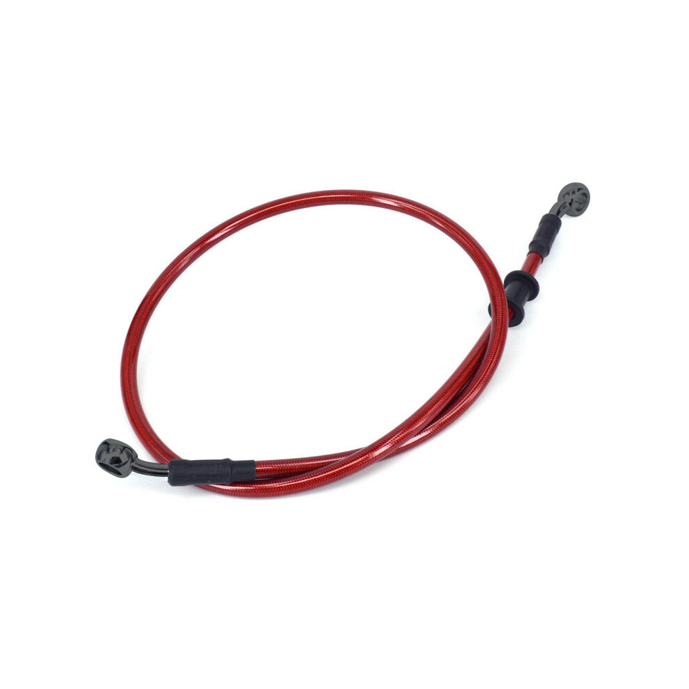 (, 50Cm) Braided Brake Clutch Oil Hoses Lines Pipes Cables 500Mm-1200Mm Motorcycle Red 110691633620