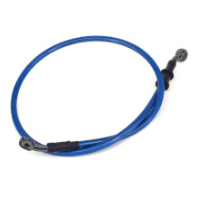 (Blue, 60cm) Braided Brake Clutch Oil Hoses Lines Pipes Cables 500mm-1200mm Motorcycle
