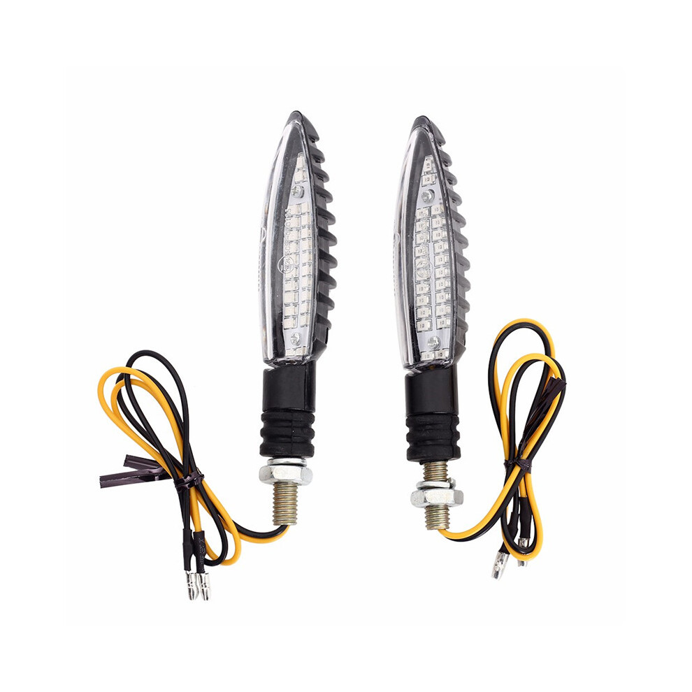 Super Bright Motorcycle Turn Signal Lamp Tail Brake Indicator Amber/Light 110691637680