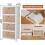 Storage Boxes with Lid - 23L*4 Tier Plastic Storage Box with Lid, Stackable Boxes with Wheels, Storage Drawers with Front Door 3