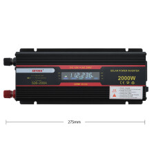 (220V) 2000W Modified Sine Wave Power Inverter DC 12V to 110V 220V AC Converter LCD Display