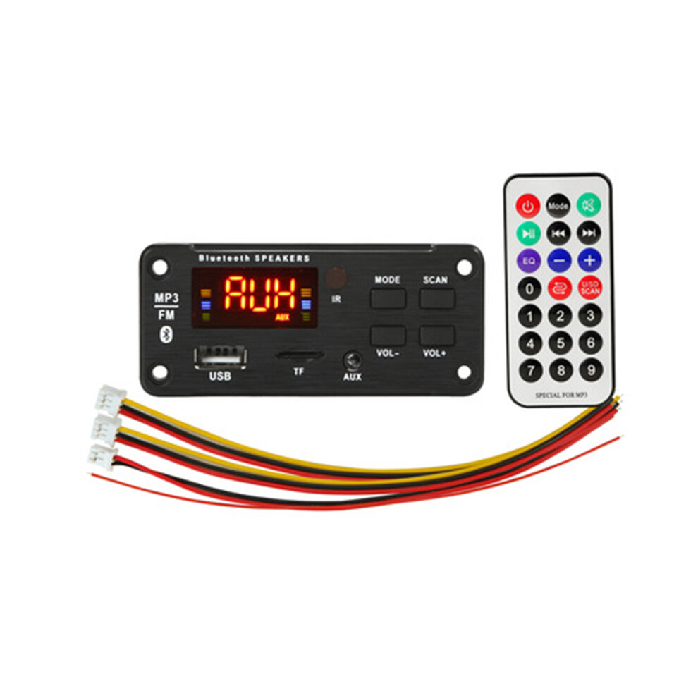 (5V) Wireless Bluetooth 5.0 Mp3/Wma Decoder Board With Usb, Tf Card, And Radio For Car Audio Systems 113121665659