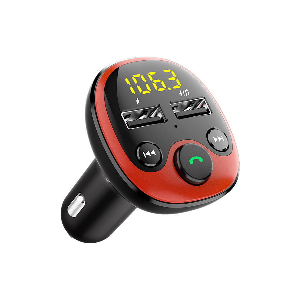 Radio Fm Transmitter Bluetooth Car Mp3 Player Handsfree Car Kit Dual Usb Charger Tf U Disk Music Player Car Accessories 110691640031