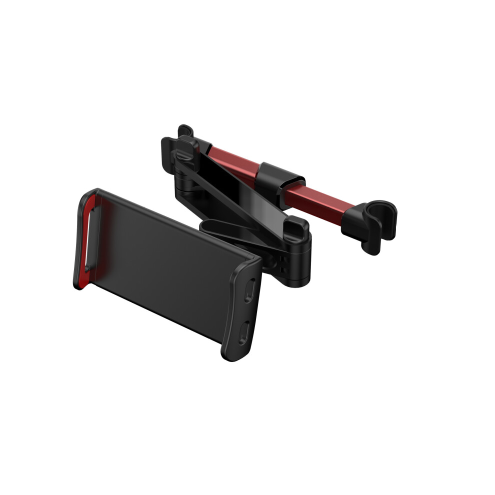 ( Red) Tablet Car Stand Telescopic Car Rear Pillow Phone Holder Seat Headrest Mount Black/Red 110691640390