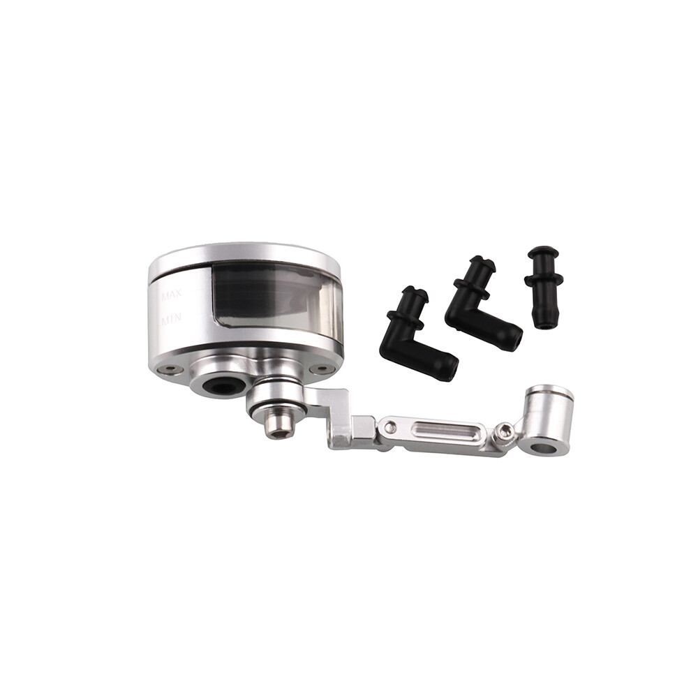(Black) Universal Brake Tank Oil Fluid Reservoir Cup For Yamaha Yzf R1 R6 R6s Fz Black 110691637147