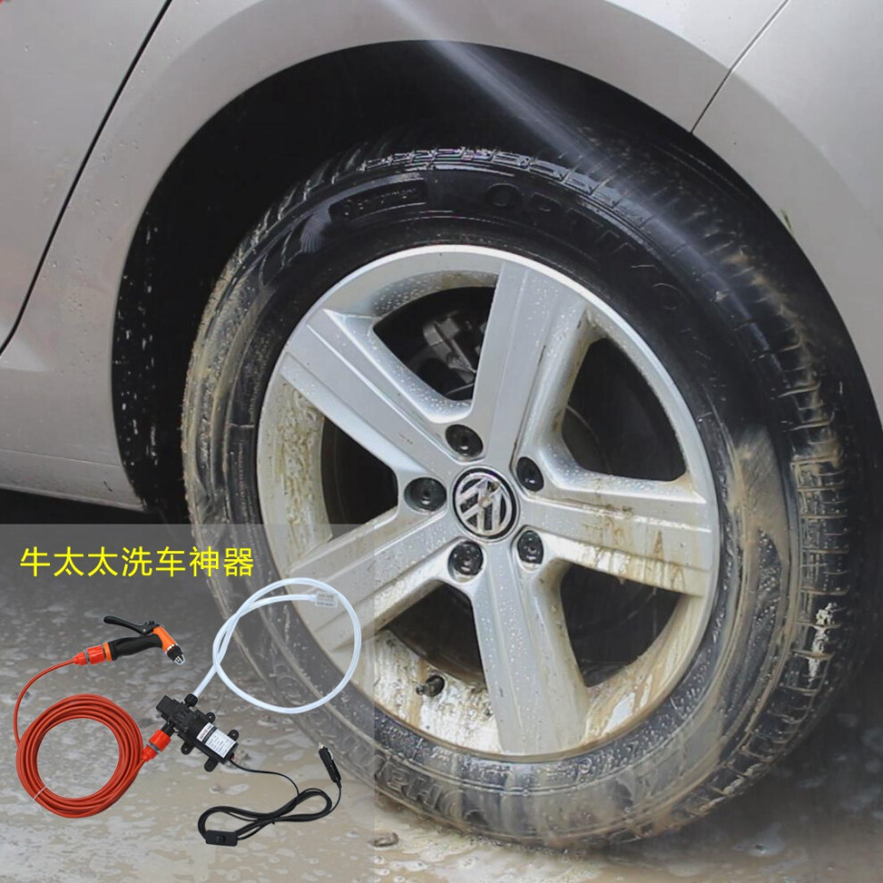 Car Wash 12V Car Washer Gun Pump Pressure Washer Car Care Portable Washing Machine Electric Cleaning Auto Device 110691640970