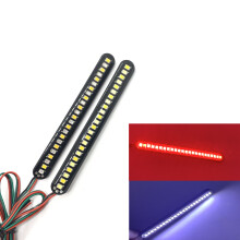 (261 yellow and white(A pair)) RGB light with bicycle external DIY frame suitable for motocross chassis light