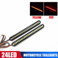 (261 yellow and red(A pair)) Running water license plate light