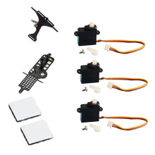 1 Juego XK K110 ActualizacióN K110S Servo Marco Principal y Placa Servo para  XK K110 K110S Piezas de ActualizacióN de HelicóPtero RC