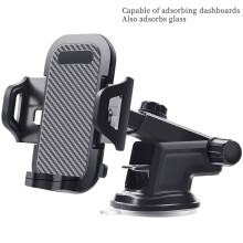 (A) In Car Phone Holder Rotatable Car Mobile Phone Suction Universal Mount Dash