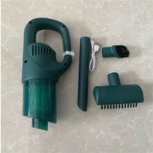 (Green) Wireless portable household two in one vehicle powerful suction high-power vacuum cleaner