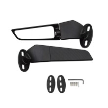 2 Pcs Motorcycle modification universal wind wing mirror spoiler for Kawasaki Yamaha Honda Ducati
