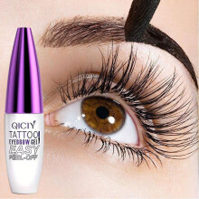 (Matches the image) 4-color Tattoo Peel Off Eyebrow Gel Tint, Semi Permanent Brow Tint Waterproof Transfer-proof for Fuller & Defined Looking Brows