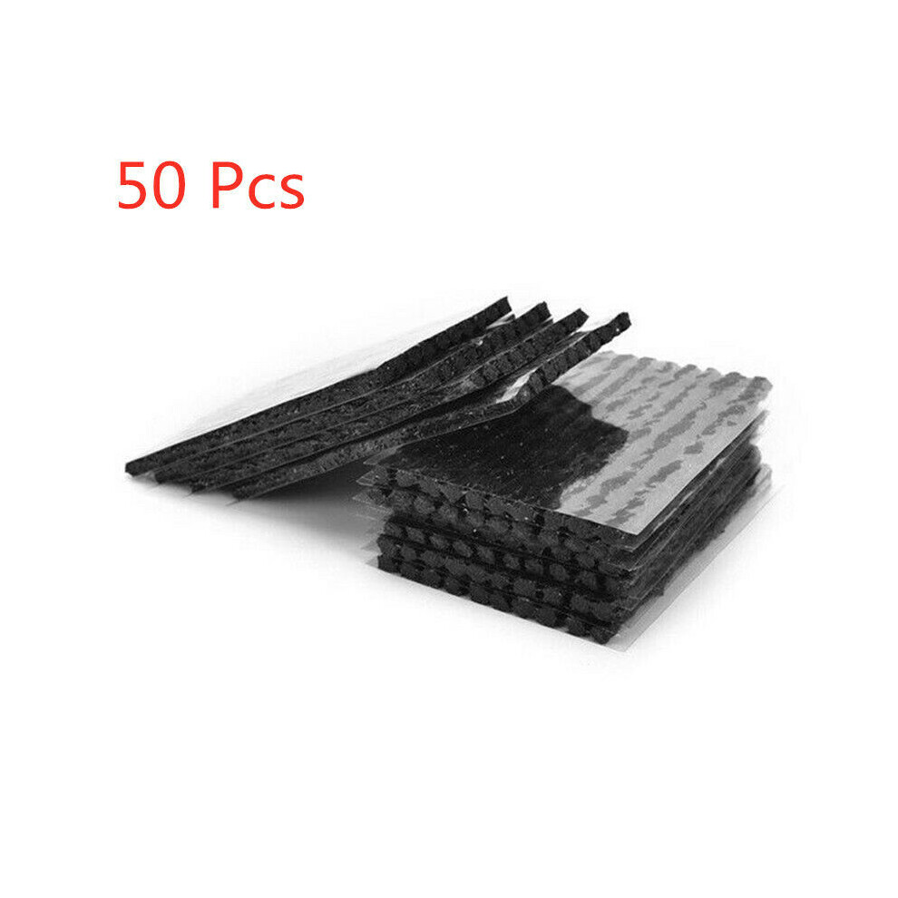 50Pcs Tubeless Tire Tyre Puncture Repair Strip Kit Plug Car Bike Motorcycle 110691646514