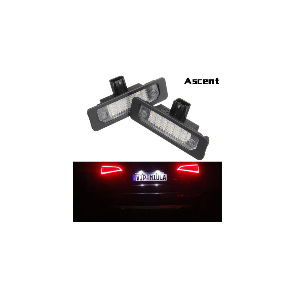 1 Pair Replacement Number License Plate Car Lamp For Ford Mustang Focus Taurus Light 110691647399