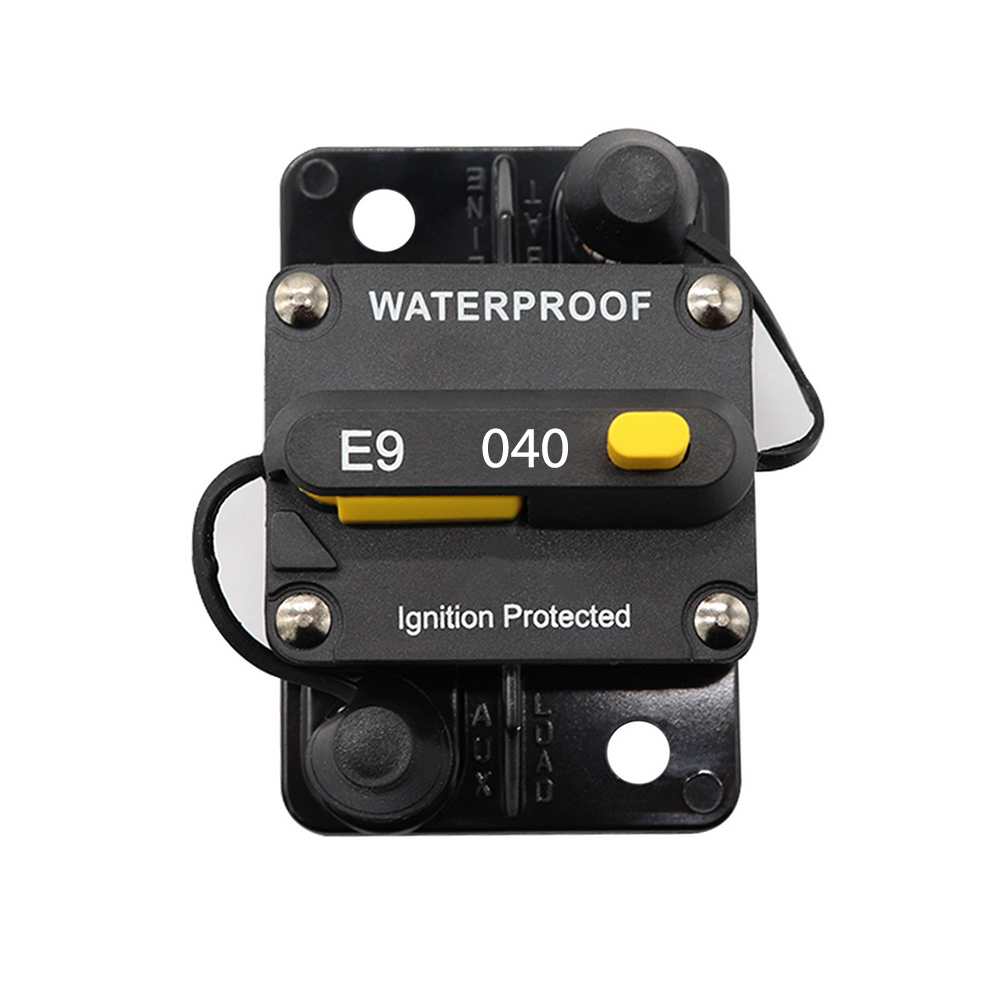 (40A) 30A/40A/50A Amp Circuit Breaker Dual Battery Ip67 Waterproof 12V 24V 48V Fuse Manual Reset 110691647283